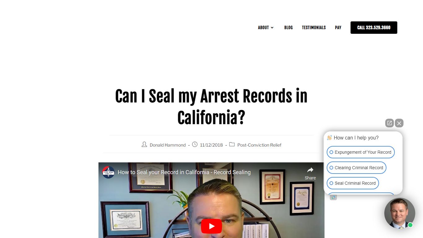 Can I Seal my Arrest Records in California? - expungehero.com